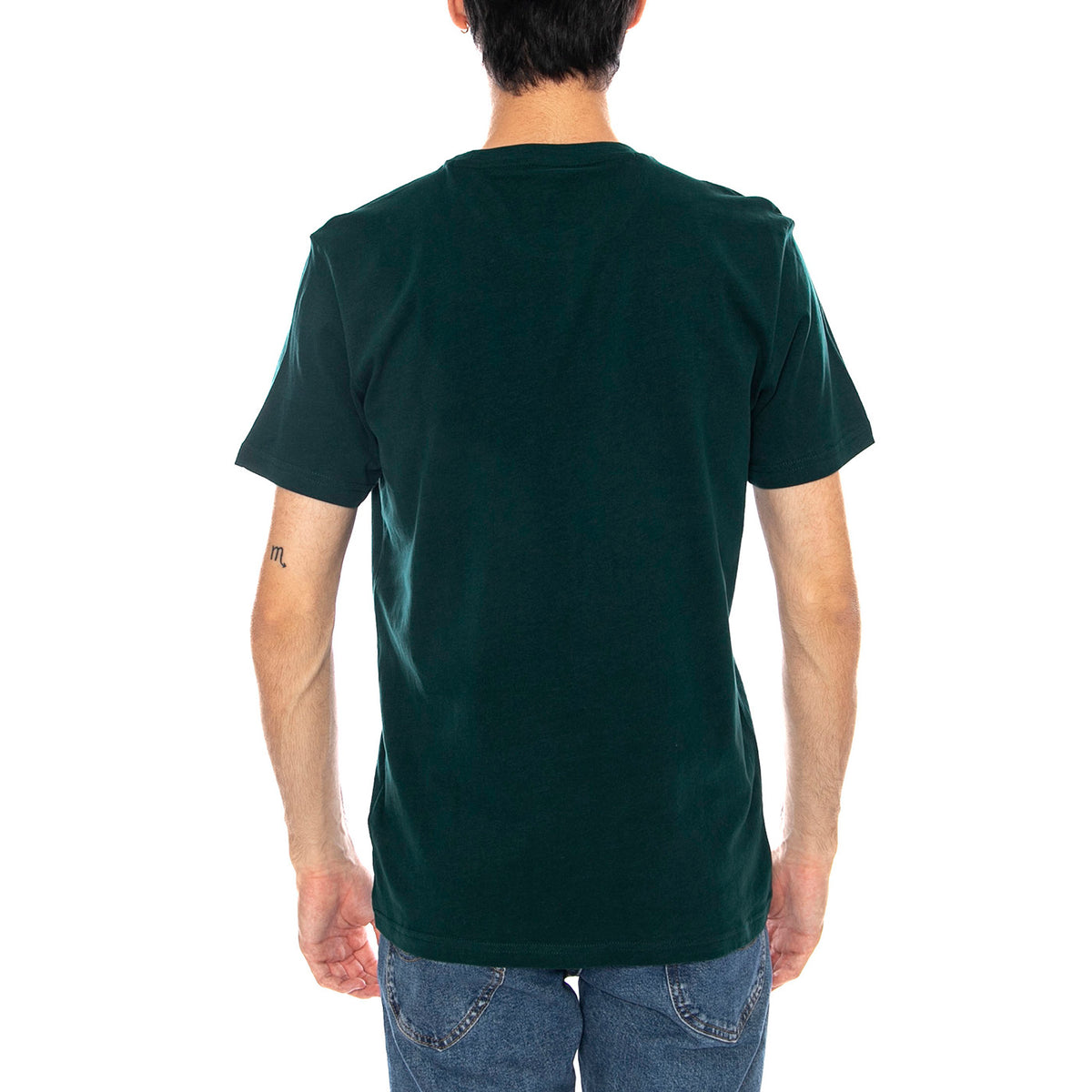 SS Smal Logo Tee Jade Forest - Maglietta Girocollo Uomo Verde Scusro 112370501 . LEE 