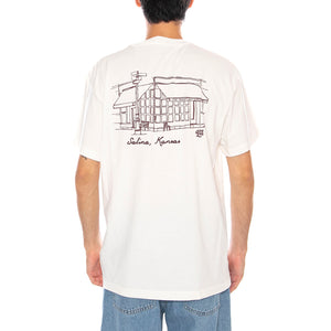 Relaxed Graphic Tee Ecru - Maglietta Girocollo Uomo Crema 112370514 . LEE 