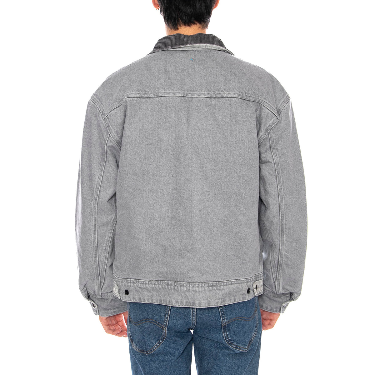91U Utility Jacket Geminy Grey - Giacca Denim Jeans Uomo Grigia 112370527 . LEE 
