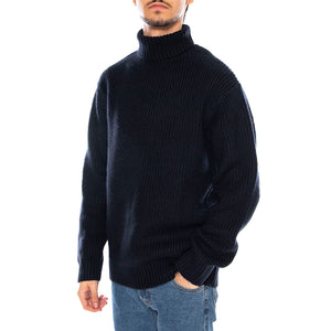 Heavy Turtleneck Rivet Navy - Maglione Collo Alto Uomo Blu 112370542 . LEE 