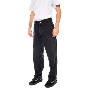 Double Knee Carpenter No Break Denim Jeans Black - Pantaloni Denim Jeans Uomo Neri 112370735 . LEE 