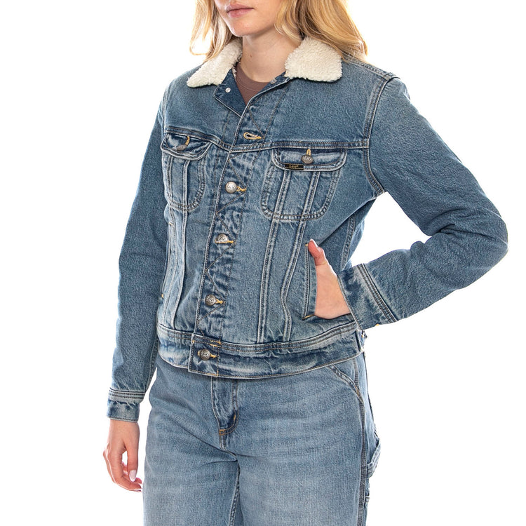 Sherpa Rider Jkt Teleport Medium -- Giacca Donna Blu 112370869 . LEE 