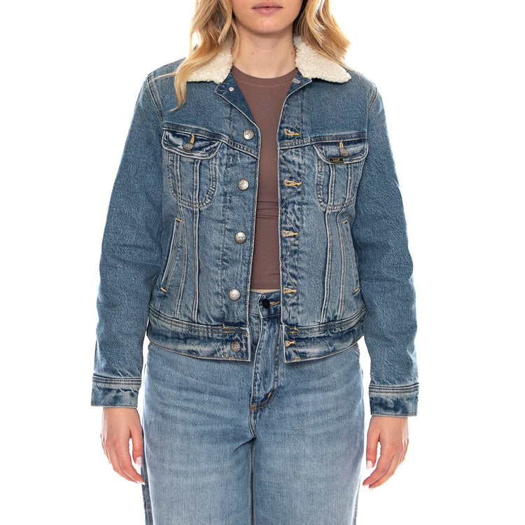 Sherpa Rider Jkt Teleport Medium -- Giacca Donna Blu 112370869 . LEE 
