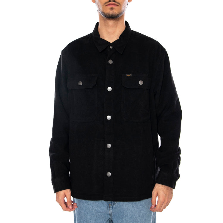 Relaxed Overshirt Unionall Black - Sovracamicia Uomo Nera 112371309 . LEE 