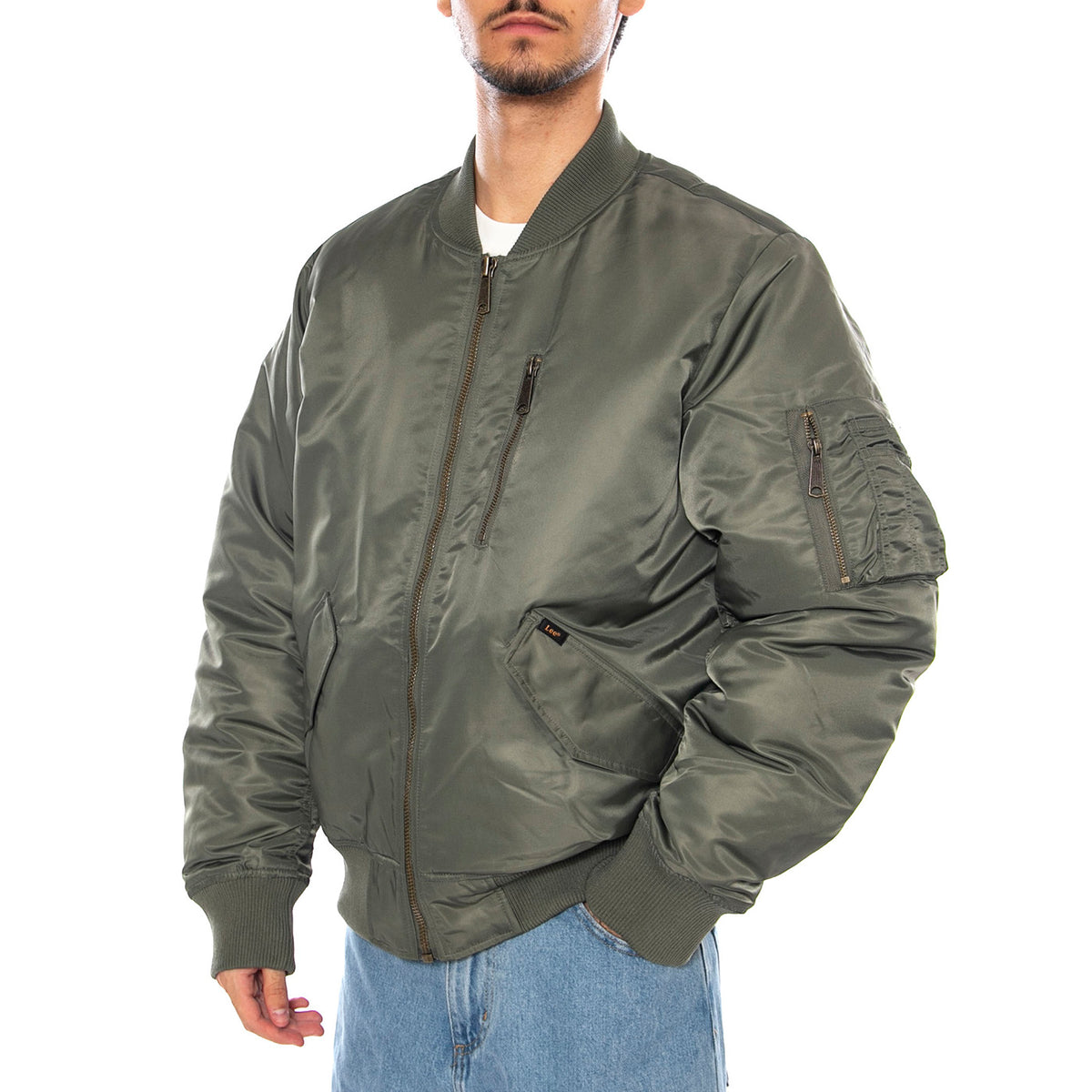 Bomber Jacket Oak Moss - Giacca Uomo Verde 112371315 . LEE 