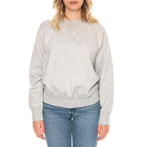 Raglan Crew SWS Grey Heather -- Maglione Donna Grigia 112371560 . LEE 