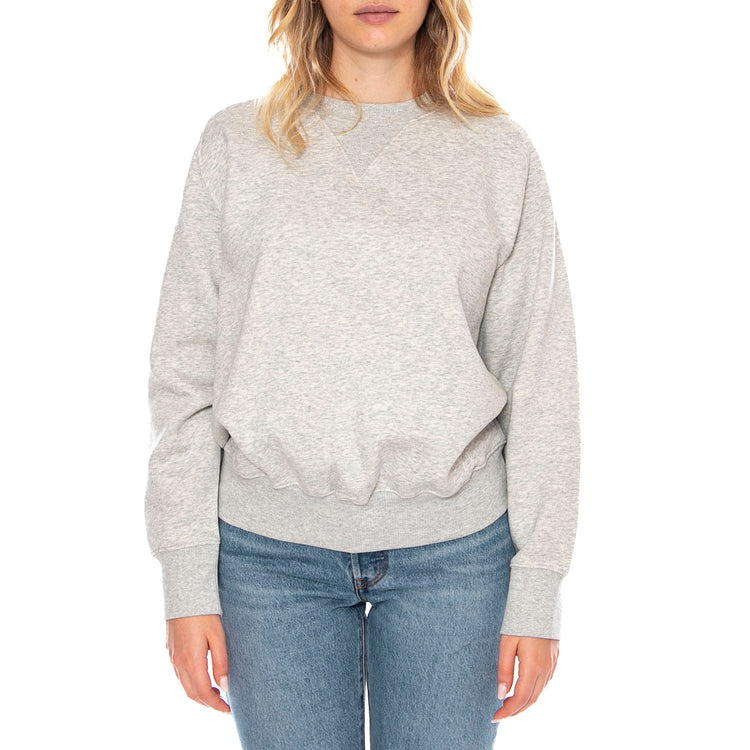 Raglan Crew SWS Grey Heather -- Maglione Donna Grigia 112371560 . LEE 