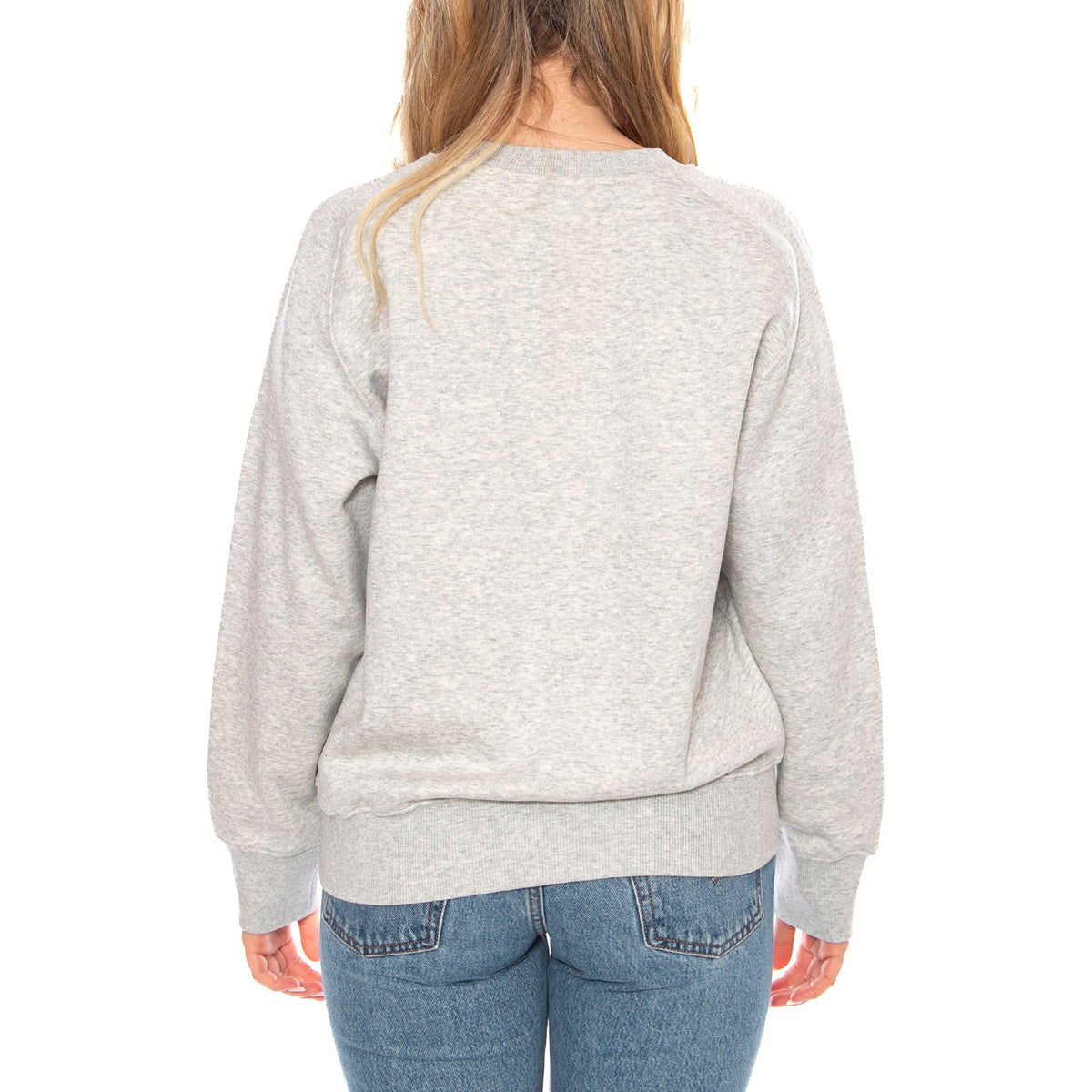 Raglan Crew SWS Grey Heather -- Maglione Donna Grigia 112371560 . LEE 