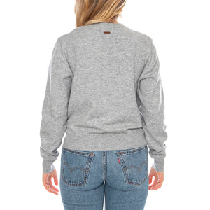 Super Soft Crewneck Cardi Elgin Placed A Blue -- Cardigan Donna Multicolore 0037P-0005 . LEVIS 