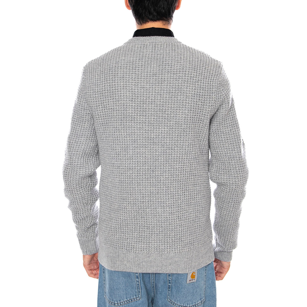 Presidio Crew Mid Tone Grey Heather Grey - Maglione Girocollo Uomo Grigio 003B6-0002 . LEVIS 