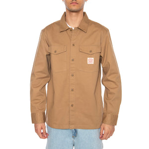 Autunno / Inverno - LS Workwer WW Tiger's Eye Twill Brown - Camicia Uomo Marrone 003O2-0001 . LEVIS 