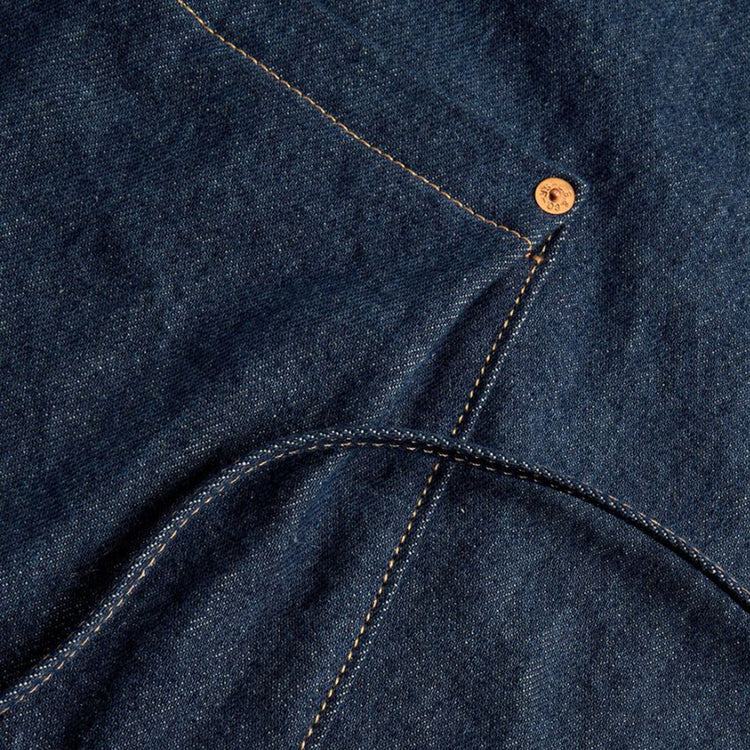 ADJUSTABLE DENIM APRON INDIGO RINSE 2 DARK INDIGO - Grembiule da Lavoro Denim Jeans Blu 004D2-0000 . LEVIS 
