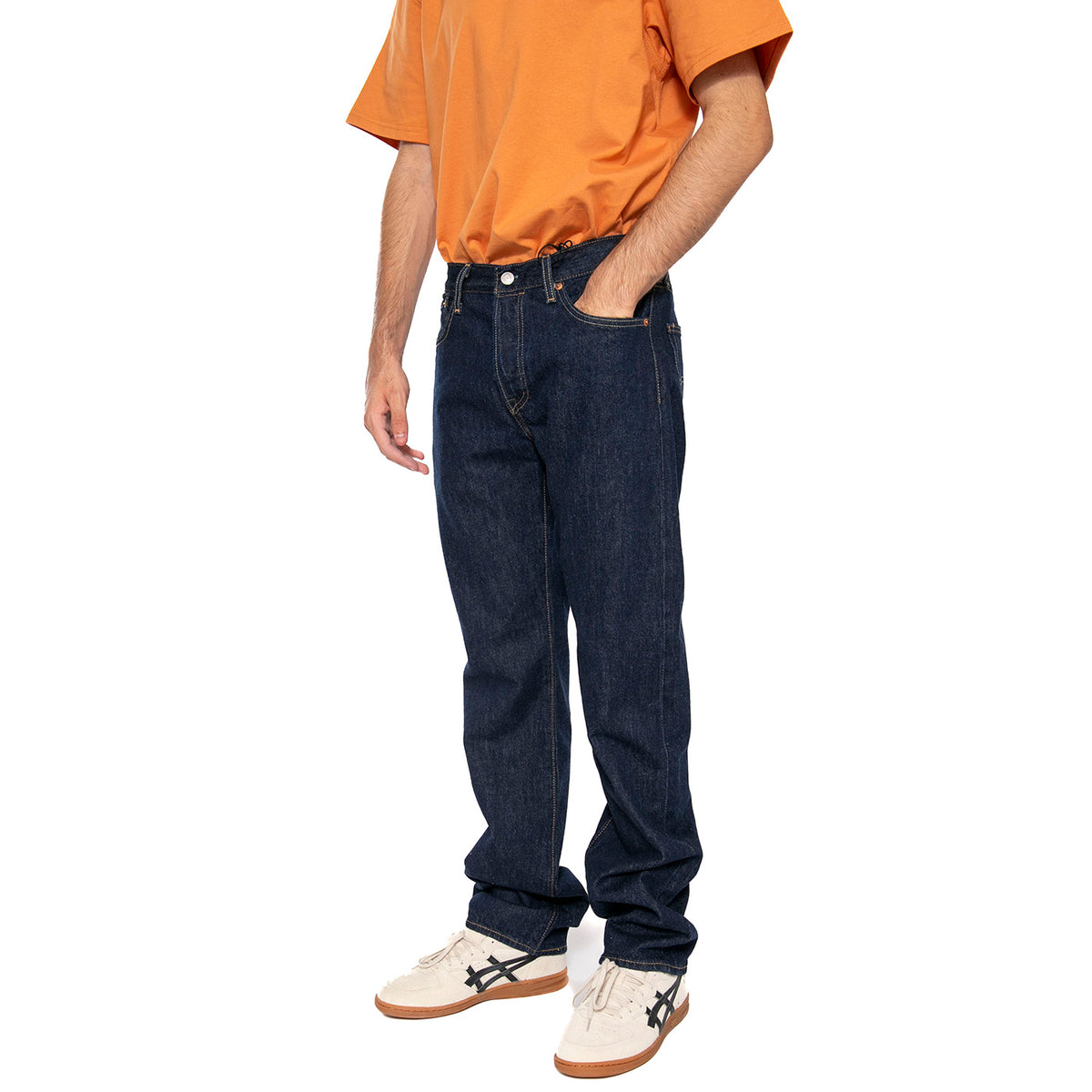 501 Levi's Original Onewash Dark Indigo - Pantaloni Uomo Blu 00501-0101 . LEVIS 