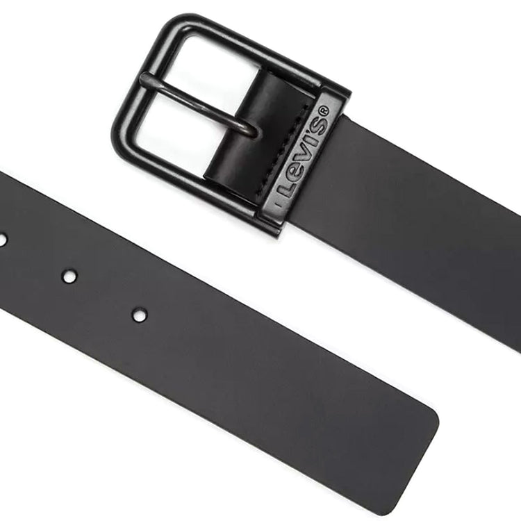 LM Beltt Harness Buckle Alderpoint Toffee Black - Cintura Nera 38019-0124 . LEVIS 