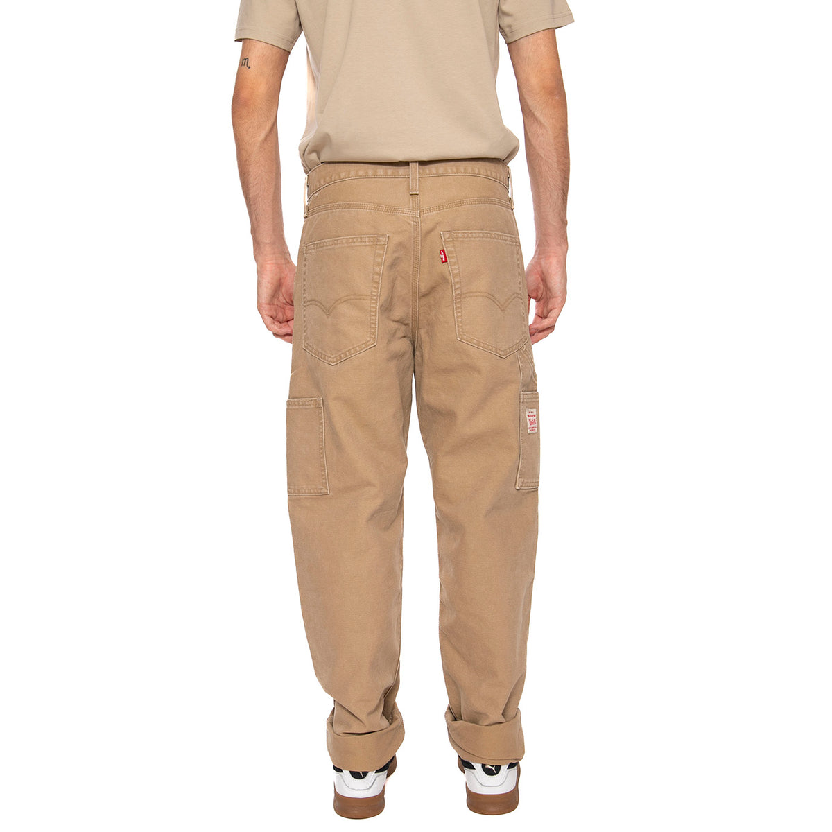 568 Loose Straight Caarpenter Tiger's Eye Can Brown - Pantaloni Uomo Marroni 55849-0067 . LEVIS 