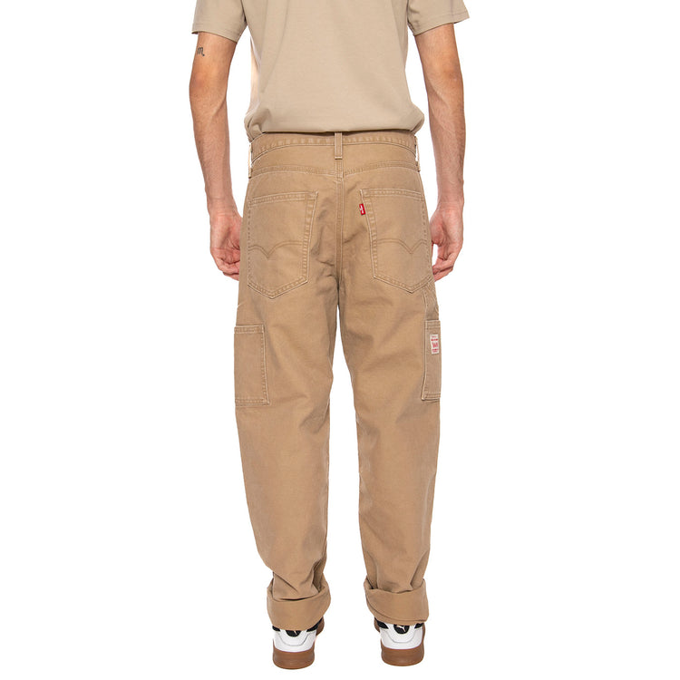 568 Loose Straight Caarpenter Tiger's Eye Can Brown - Pantaloni Uomo Marroni 55849-0067 . LEVIS 