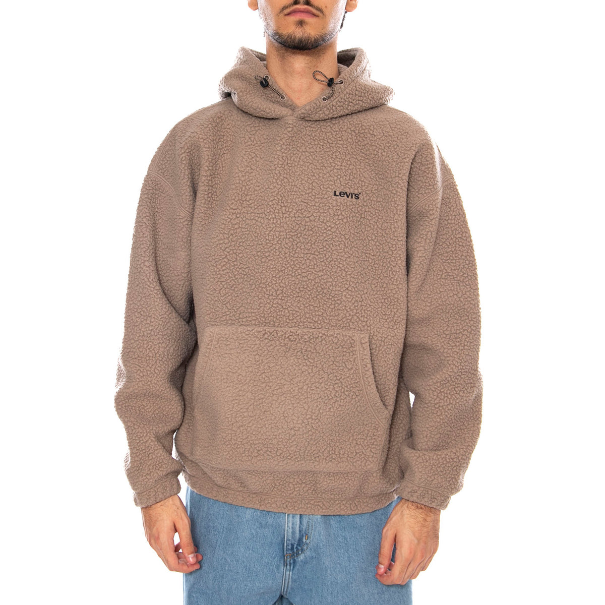 Cozy Up Hoodie Fungi Neutral - Felpa con Cappuccio Uomo Grigia A1034-0028 . LEVIS 