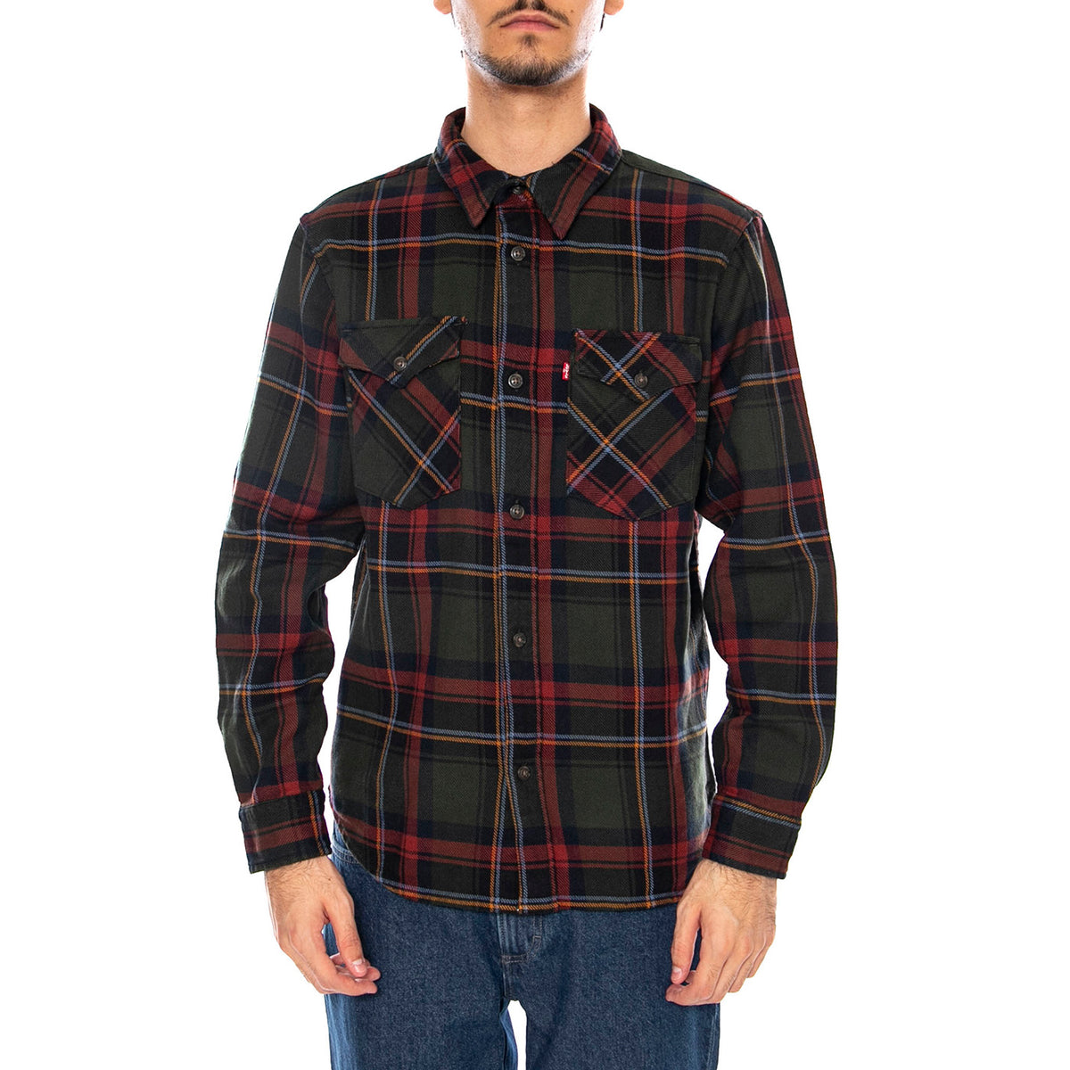 Relaxed Fit Western Herman Plaid Duffel Multi Color Shirt - Camicia Uomo Western Multicolore A1919-0066 . LEVIS 
