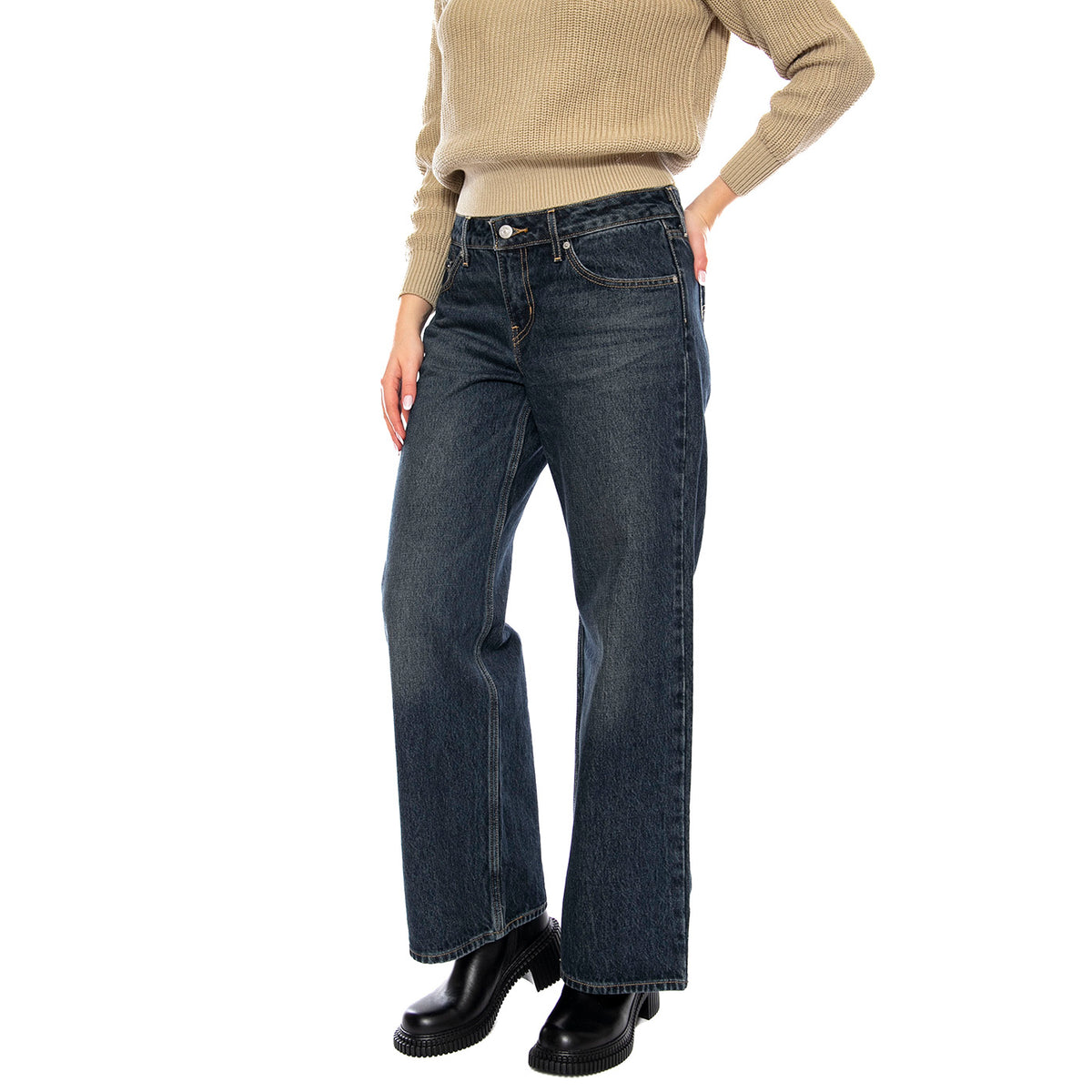 Tomorrow Morning -- Jeans Donna Dark Indigo A5566-0012 . LEVIS 