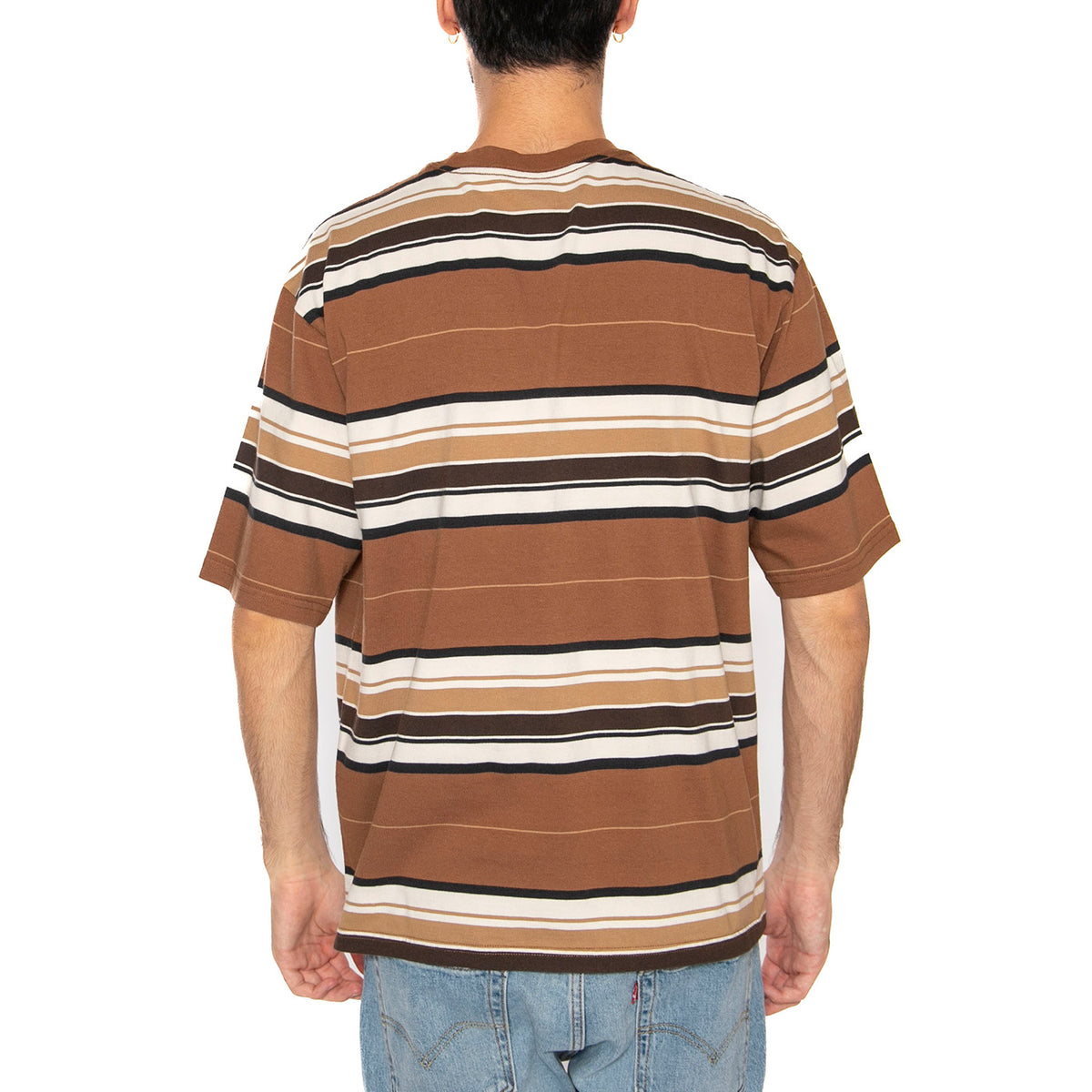 SS Workwear Tee Wild Frontier Printed ST Brown - Maglietta Girocollo Uomo Multicolore A5850-0019 . LEVIS 