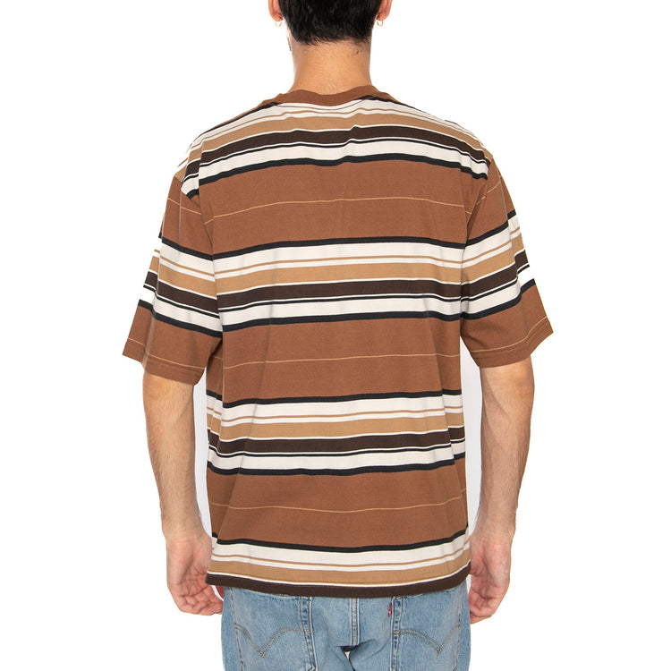 SS Workwear Tee Wild Frontier Printed ST Brown - Maglietta Girocollo Uomo Multicolore A5850-0019 . LEVIS 
