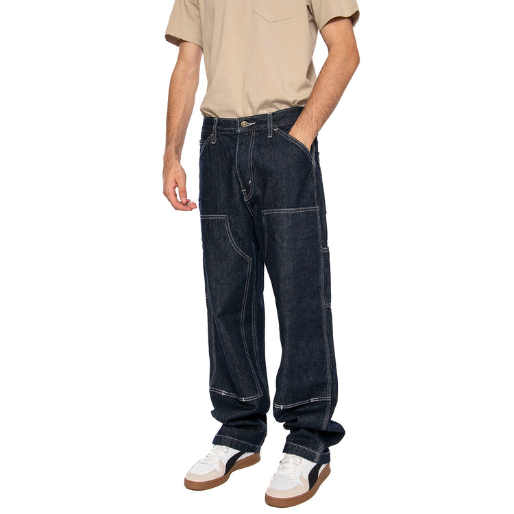 568 Loose Straight Double Knee Mornin Classical Dark Indigo - Pantaloni Denim Jeans Uomo Blu A7367-0013 . LEVIS 