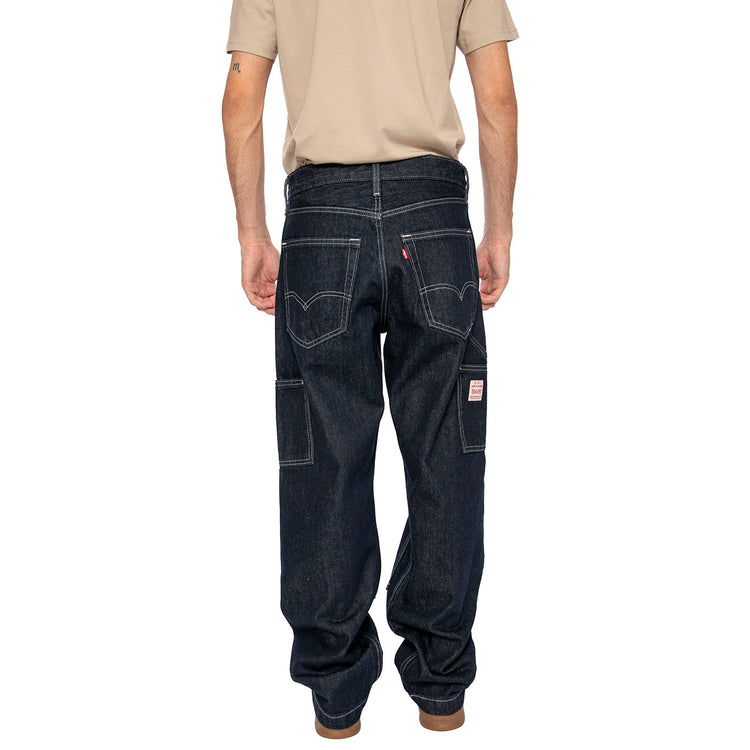 568 Loose Straight Double Knee Mornin Classical Dark Indigo - Pantaloni Denim Jeans Uomo Blu A7367-0013 . LEVIS 