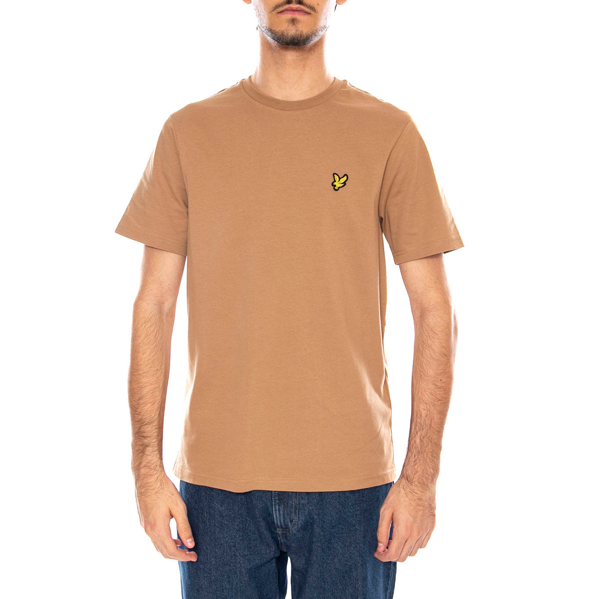 Plain T-Shirt Tigers Eye - Maglietta Girocollo Uomo Marrone TS400VOG-X851 . LYLE & SCOTT 