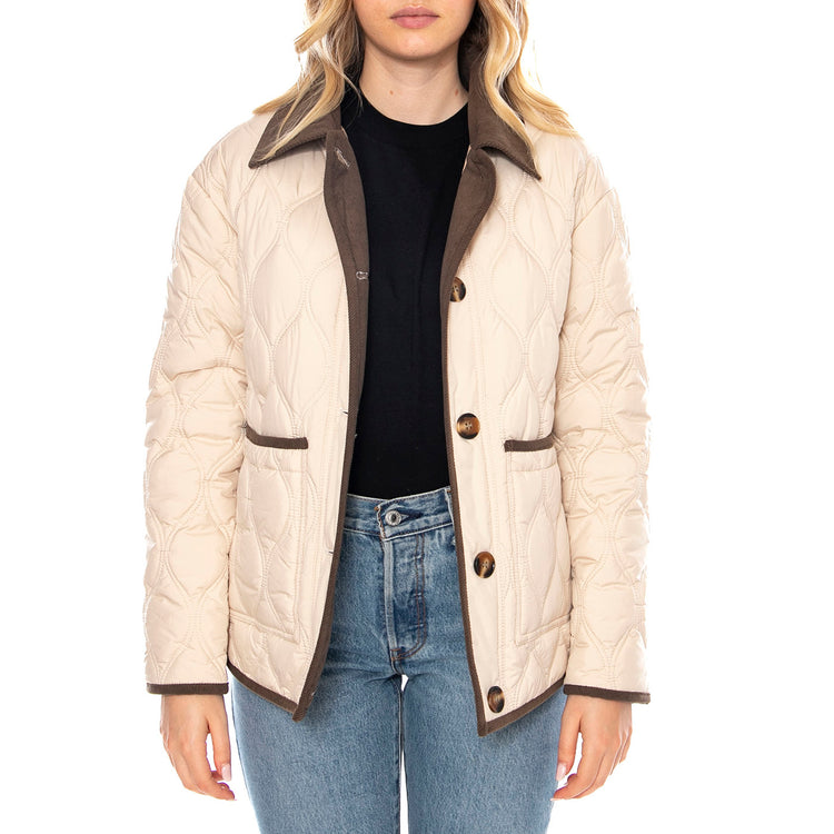 MD M Parkas 161 Taupe - Giacca Donna Beige 3.96.265.17 . MD'M 
