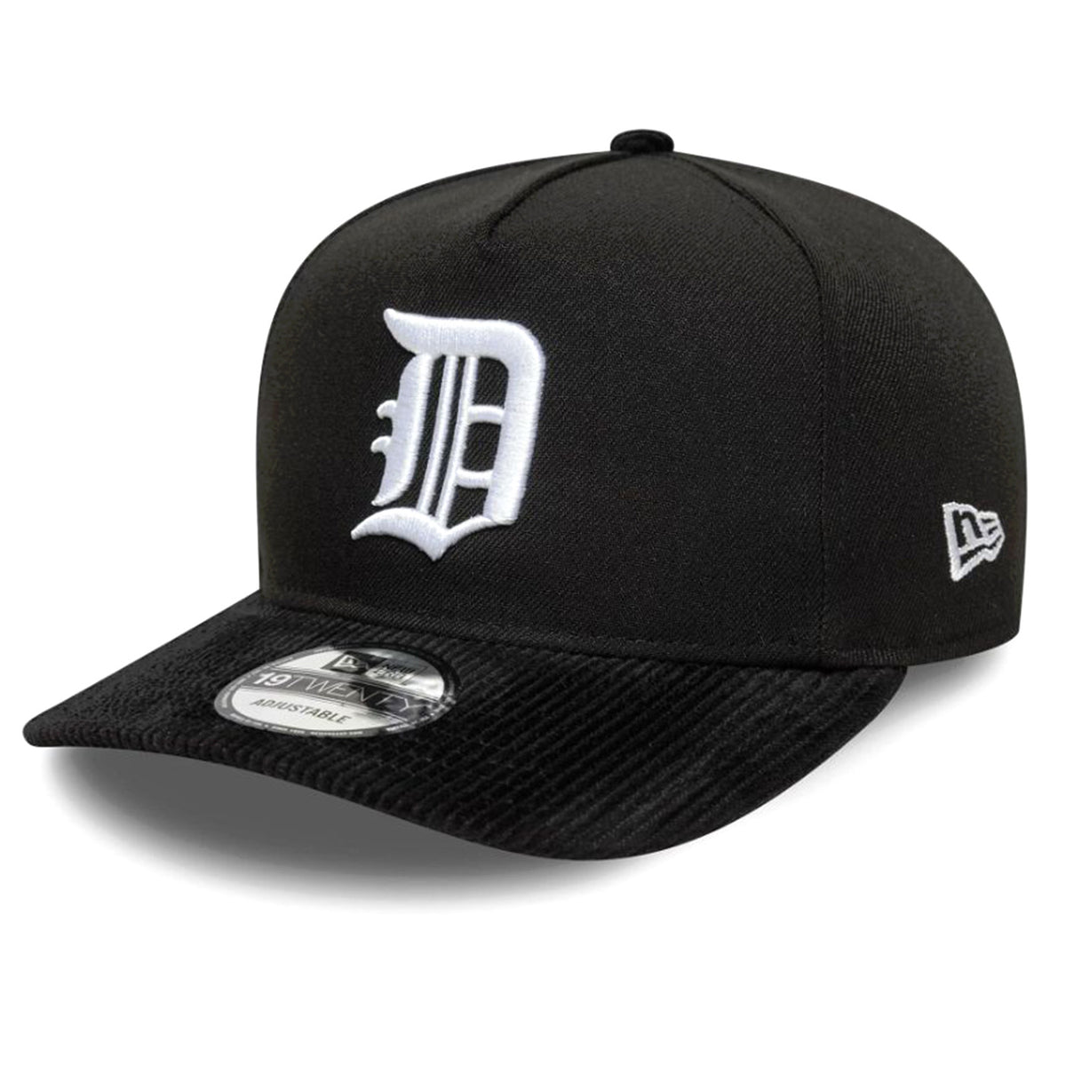 Coops Cord 19Twenty Detroit Tigers Black - Cappellino con Visiera Nero 60758934 BLK NEW ERA 