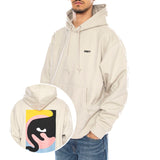 OBEY Quarter Icon Fleece -- Men's Moonstruck Beige Hoodie OBEY