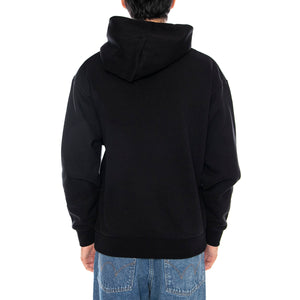 OBEY Warhole Fleece Black - Felpa con Cappuccio Uomo Nera 118164241 BLK OBEY 