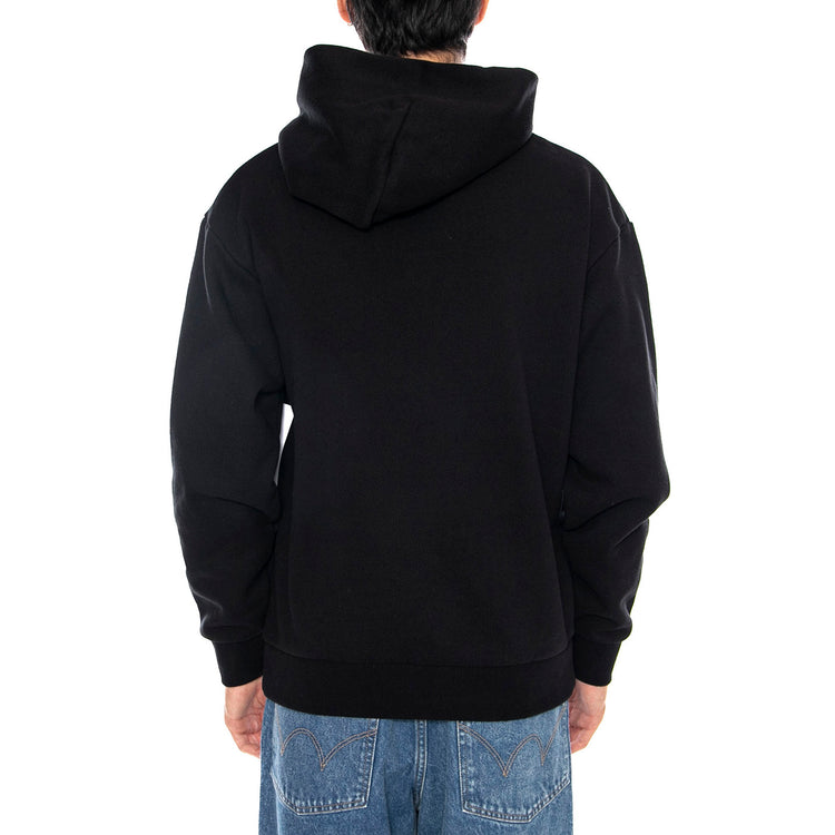 OBEY Warhole Fleece Black - Felpa con Cappuccio Uomo Nera 118164241 BLK OBEY 