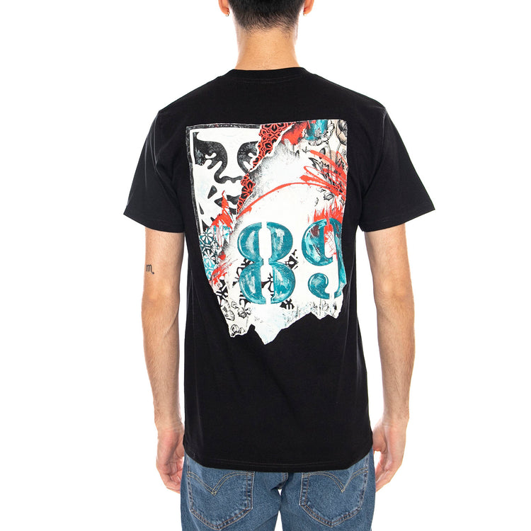 OBEY High Quality Amplification Tee -- Maglietta Girocollo Uomo Nera 165264239 BLK OBEY 