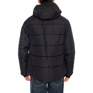 Muster Padding Jacket Black - Giacca con Cappuccio Uomo Nera OGJ027-BLACK . OFF GRID 