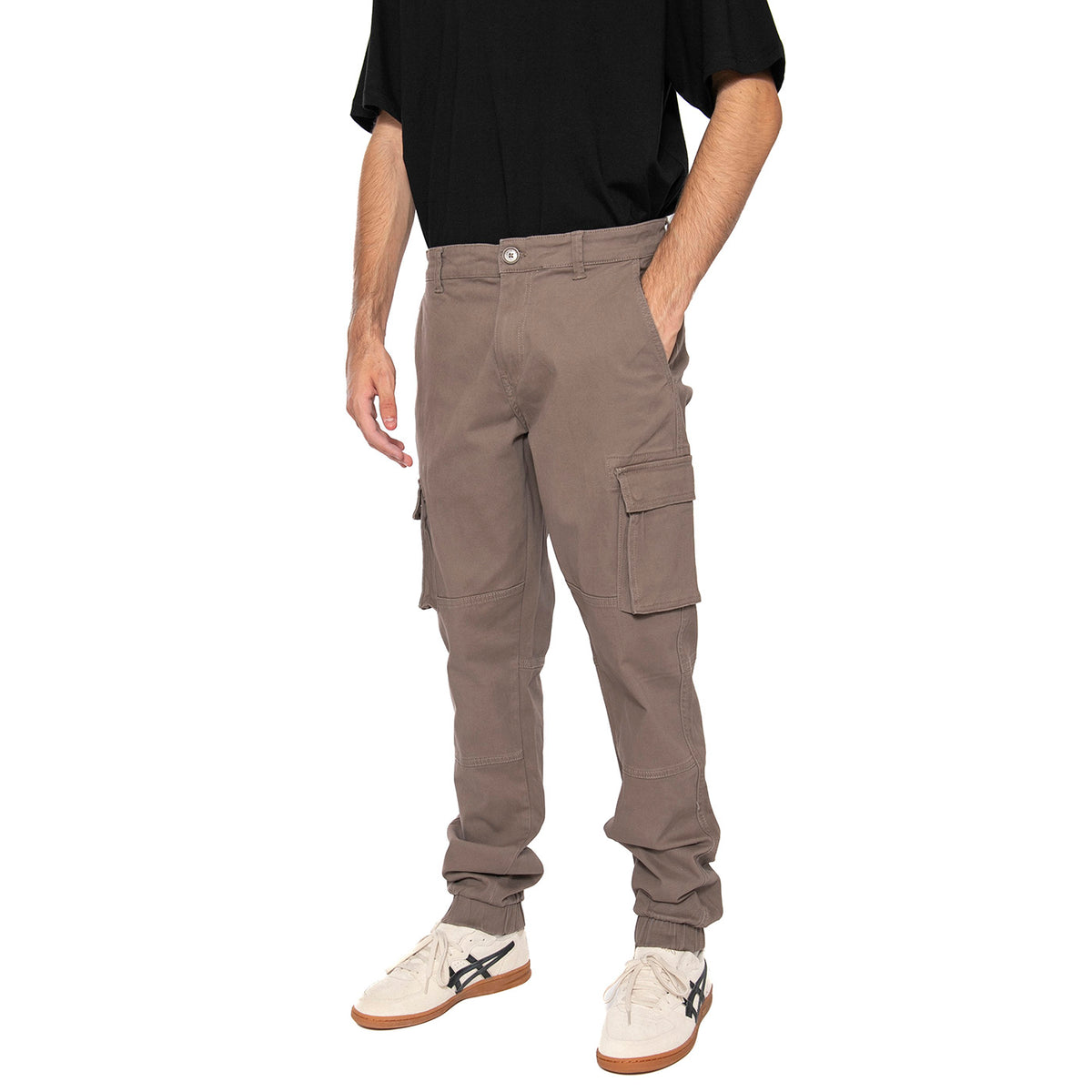 Onscam Stage Cargo Cuff Life 6687 Noos Falcon Brown - Pantaloni Uomo Marroni 22016687-FAL . ONLY & SONS 