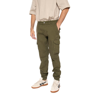Onscam Stage Cargo Cuff 0013 Noos Olive Night - Pantaloni Uomo Verdi 22028434-VRD . ONLY & SONS 