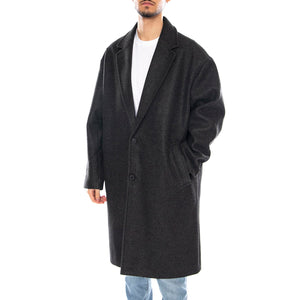 Worf Life Oversize Coat OTW -- Cappotto Uomo Nero 22031195-4765167 . ONLY & SONS 