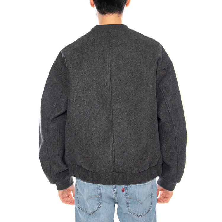 Worf Life Bomber Jacket OTW -- Giacca Uomo Dark Grey Melange Grigio 22034739-4799437 . ONLY & SONS 
