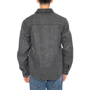 Micah Twill Overshirt FRML -- Camicia Overshirt Uomo Medium Grey Melange 22035478-4839391 . ONLY & SONS 
