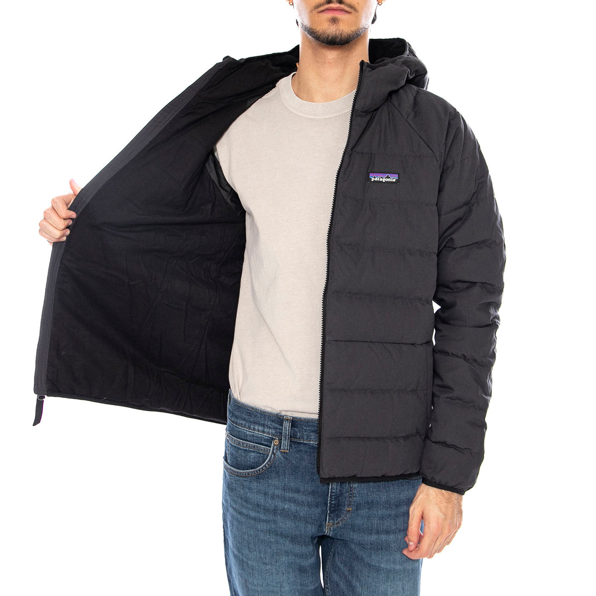 Cotton Down Jkt Puffer Black - Giacca Piumino Uomo Nera 26845 BLK PATAGONIA 