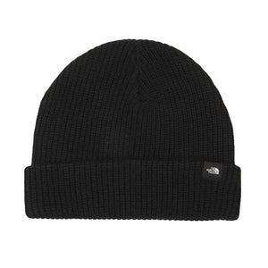TNF Fisherman Beanie Black - Berretto in Maglia Nero NF0A55JG JK31 THE NORTH FACE 