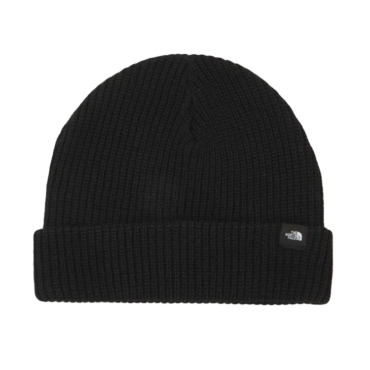 TNF Fisherman Beanie Black - Berretto in Maglia Nero NF0A55JG JK31 THE NORTH FACE 