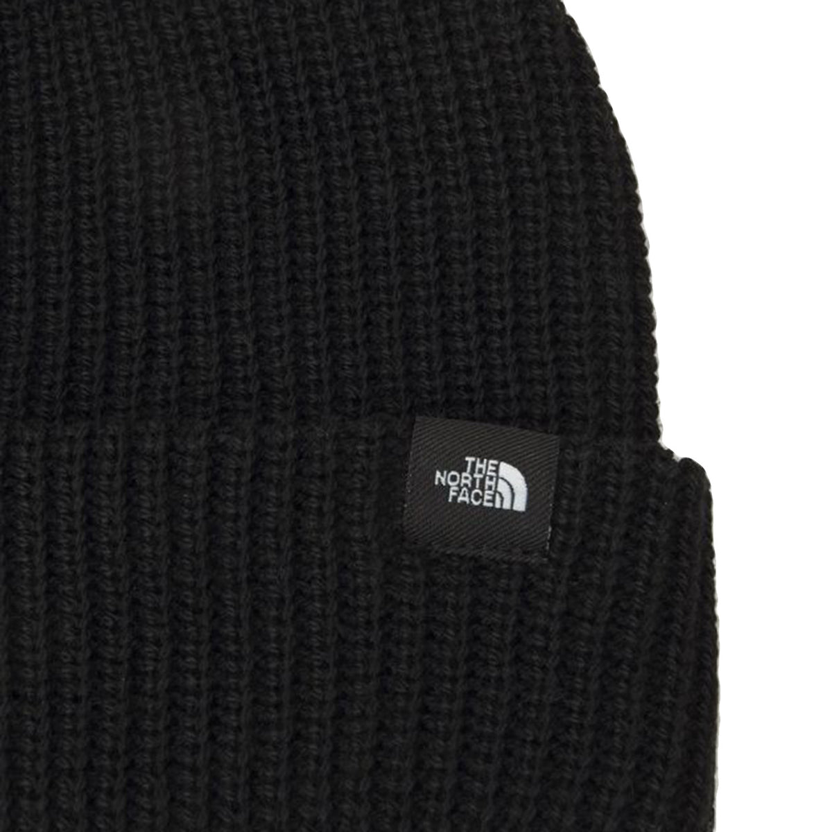 TNF Fisherman Beanie Black - Berretto in Maglia Nero NF0A55JG JK31 THE NORTH FACE 