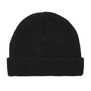 TNF Fisherman Beanie Black - Berretto in Maglia Nero NF0A55JG JK31 THE NORTH FACE 