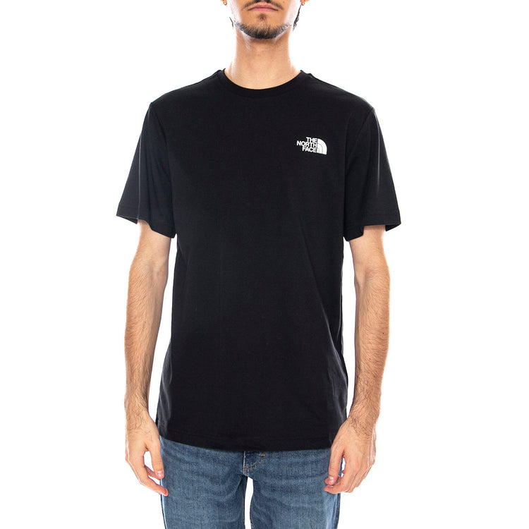M SS Box NSE Tee Black - Maglietta Girocollo Uomo Nero NF0A87NP JK31 THE NORTH FACE 