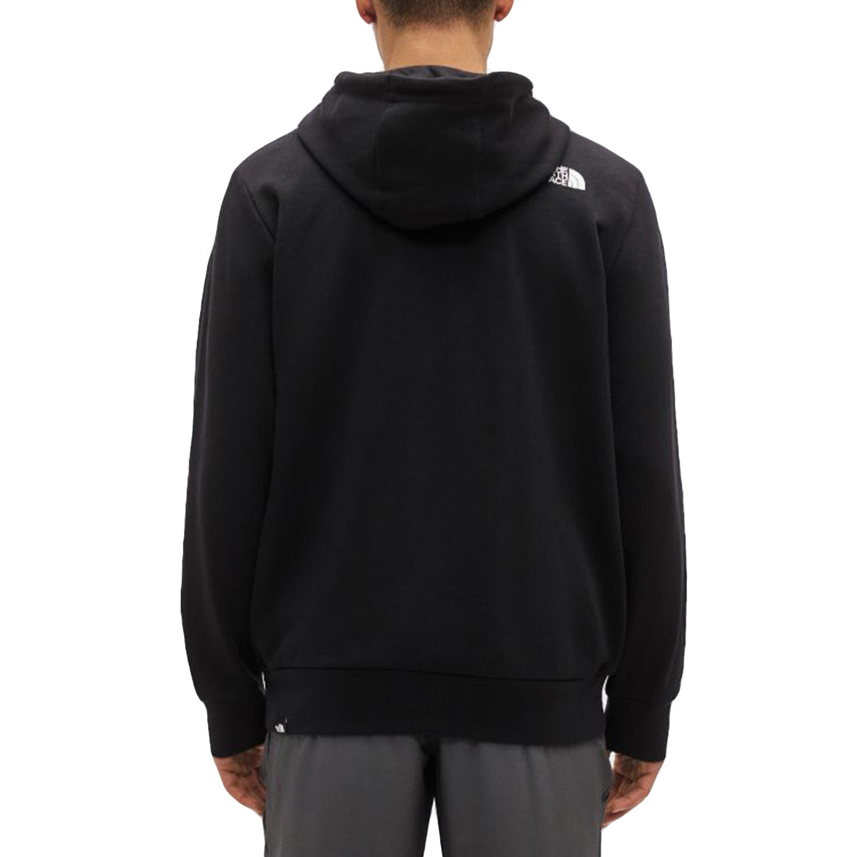 M SIMPLE DOME FULL ZIP HOODIE BLACK - Felpa con Cappuccio e Zip Uomo Nera NF0A89FD JK31 THE NORTH FACE 