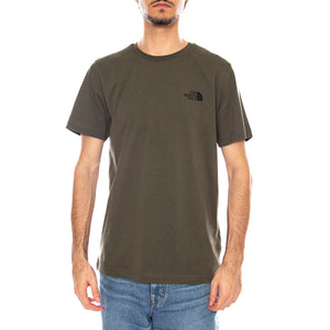 M Box NSE Edge of Light Infill S/S Tee Green - Maglietta Girocollo Uomo Verde NF0A8E3H FA41 THE NORTH FACE 