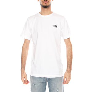 M Mountain Sketch SS Tee - Maglietta Girocollo Uomo Bianca NF0A8EE8 FN41 THE NORTH FACE 