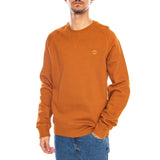 Exeter River Brushed Back Crew Sweatshirt - Men's Crewneck Sweatshirt Brown TIMBERLAND Men's